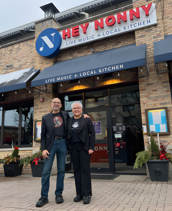 chip brook and karuna maddava, co producers